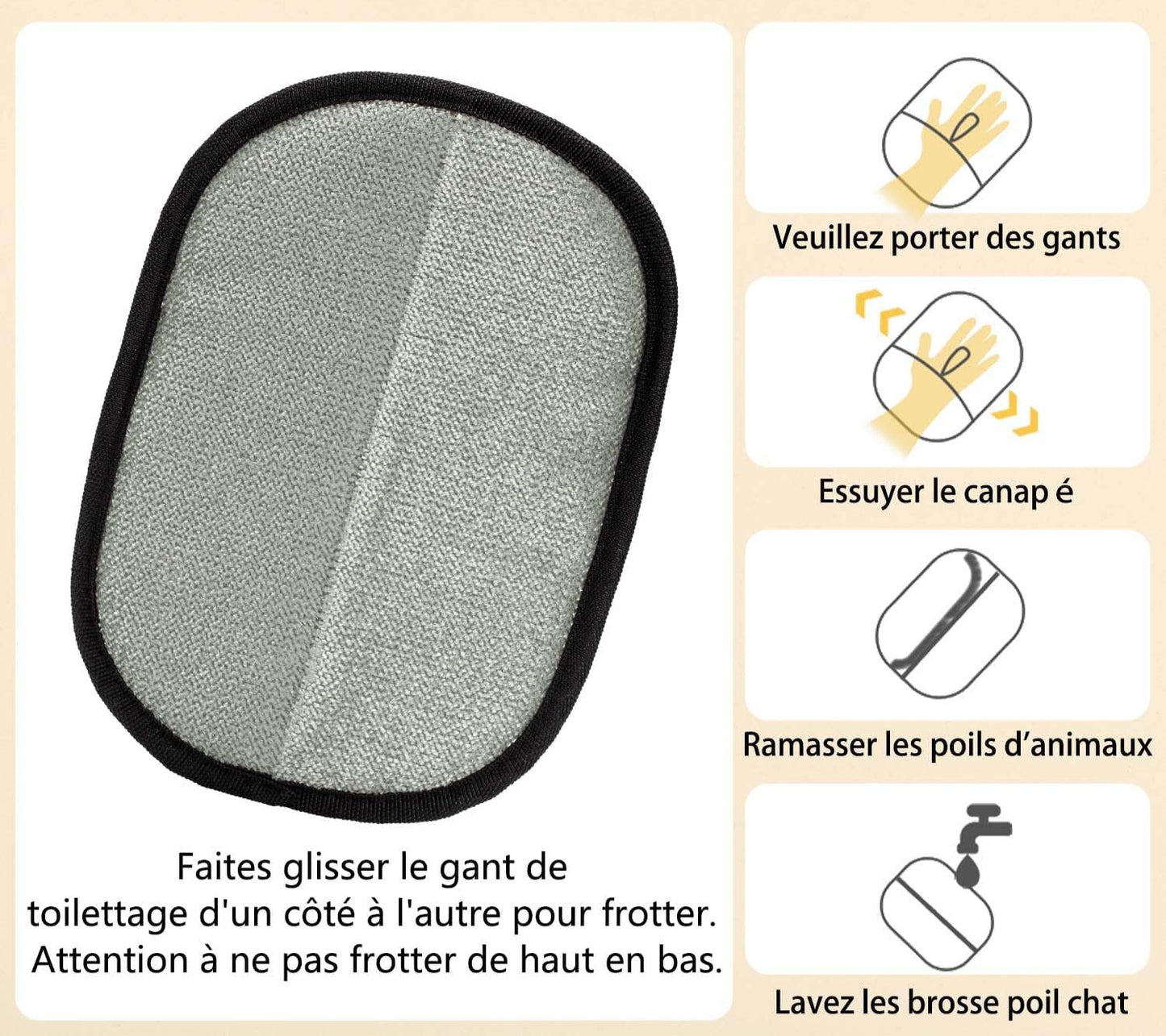 DOGISTA™ Gant magique anti-poils